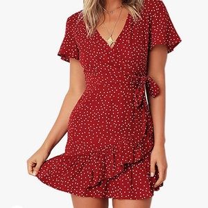 Naggoo Summer Wrap Dress. (short)